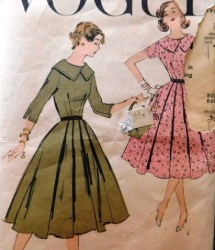 vintage vogue dress pattern